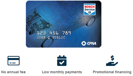 Bosch Service credit card